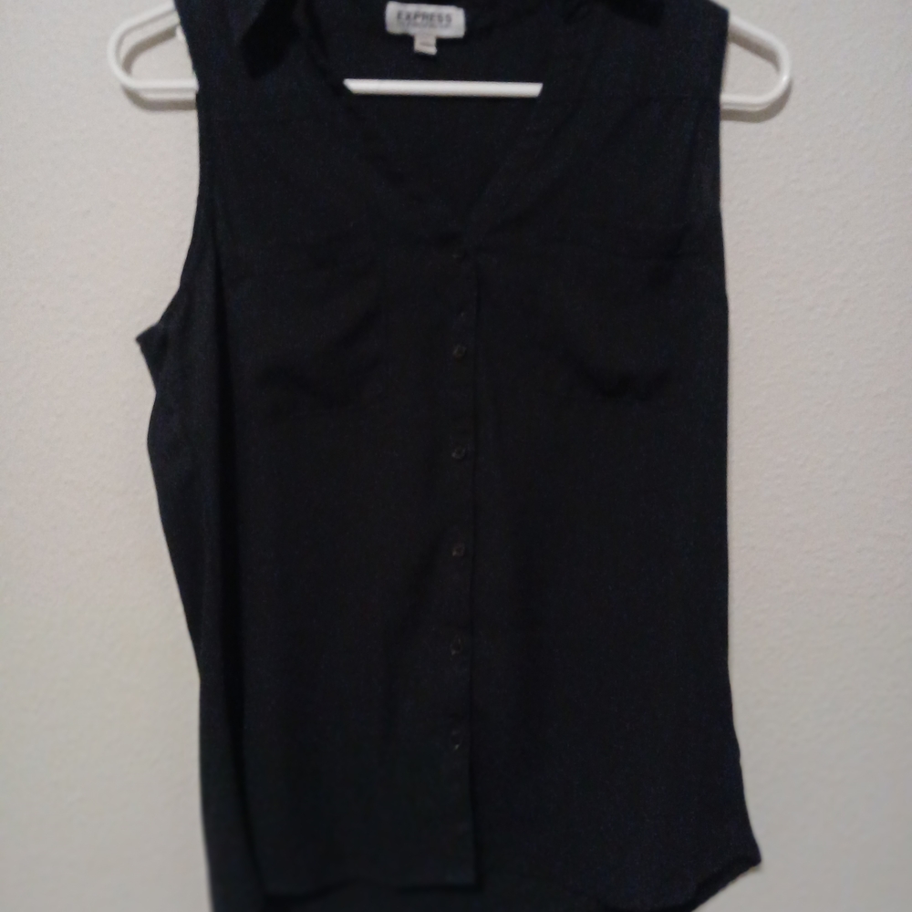 Express Black Sleeveless Top